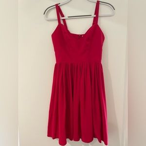 Amanda Uprichard sexy red silk short dress - size P